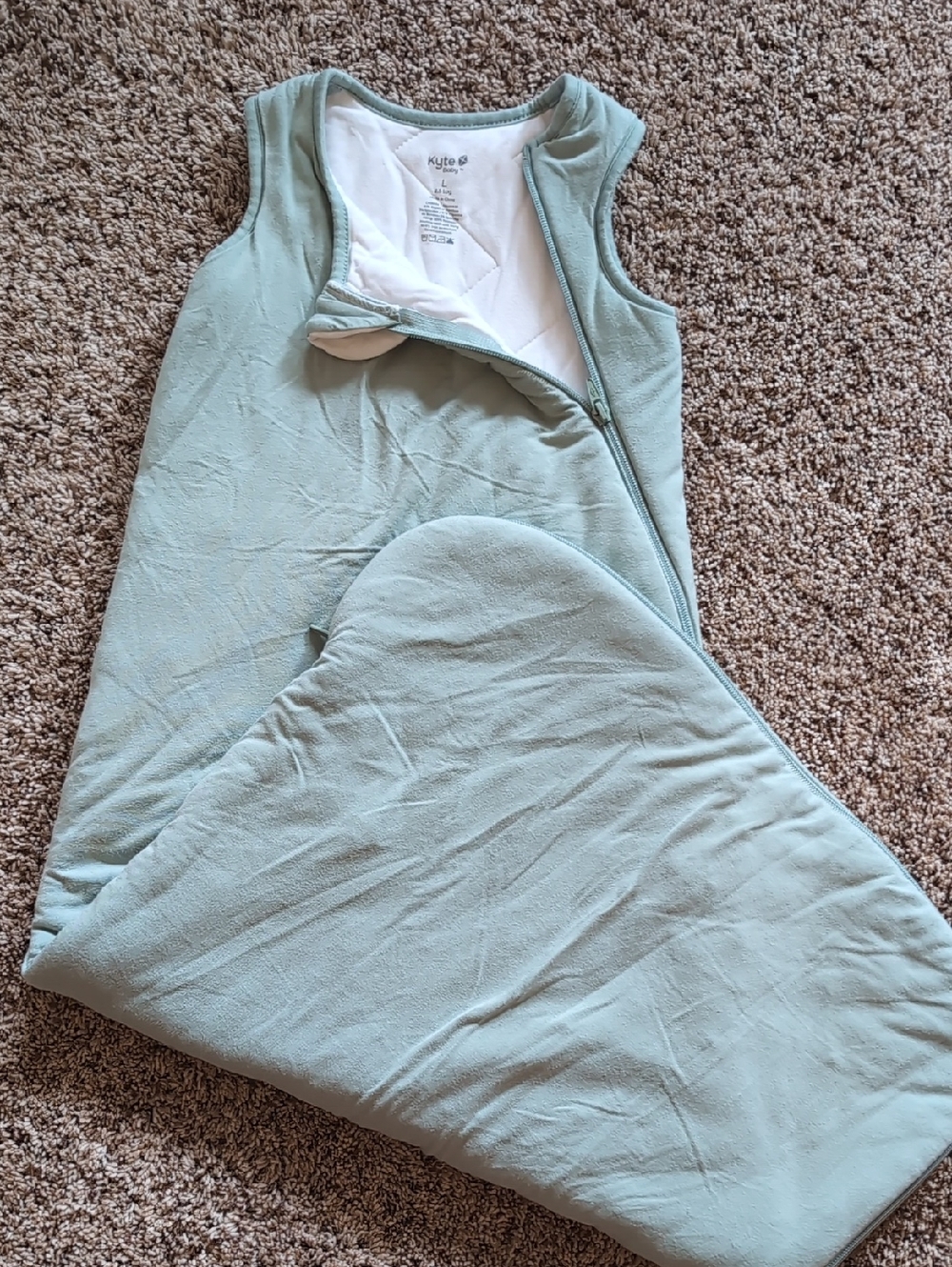 Kyte BABY Mint Green Convertible Sleep Sack